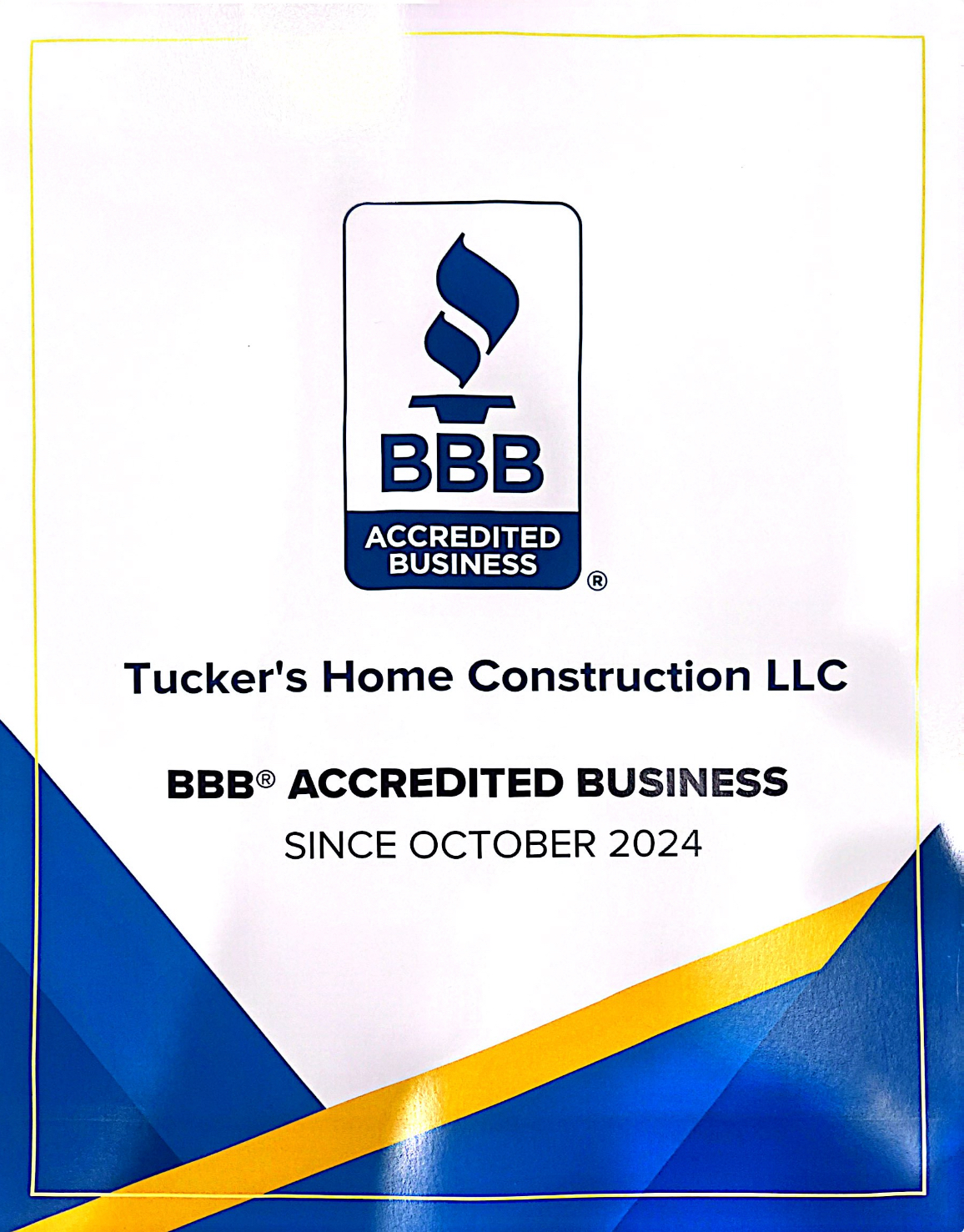 The Tucker's Home Construction team
